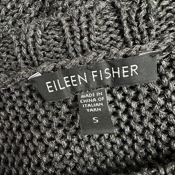 Eileen Fisher Womens Pullover Sweater Size S Charcoal Gray Minimalist Scandi - Picture 3 of 8